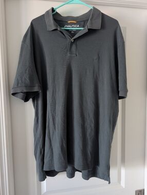 Nautica Men’s Charcoal Gray Polo Shirt